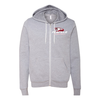 Unisex Full-Zip Hooded Sweatshirt