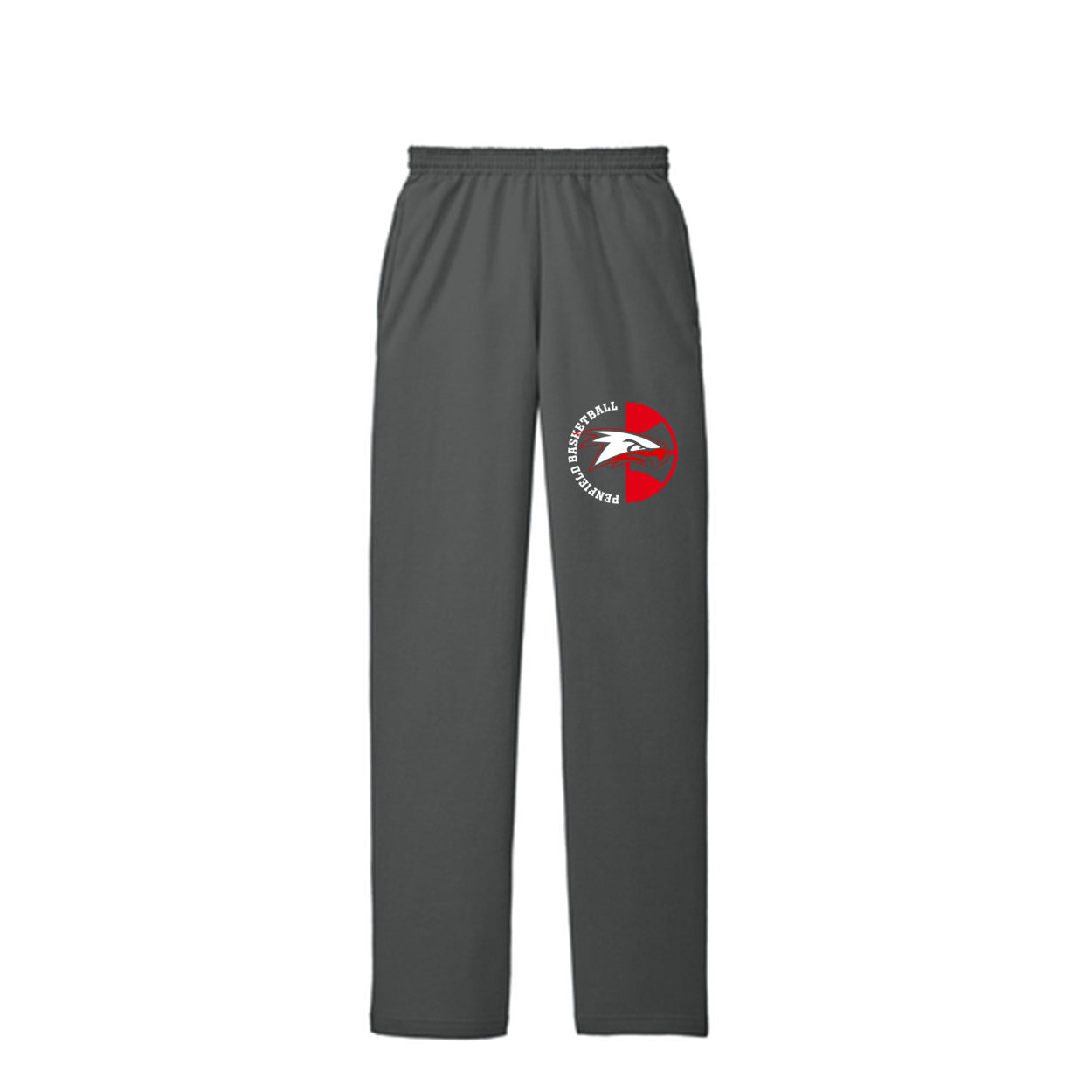 Open Bottom Fleece Sweatpant with Pockets