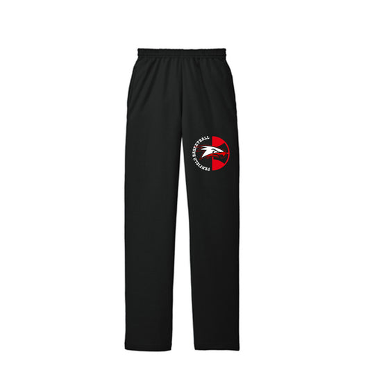 Open Bottom Fleece Sweatpant with Pockets